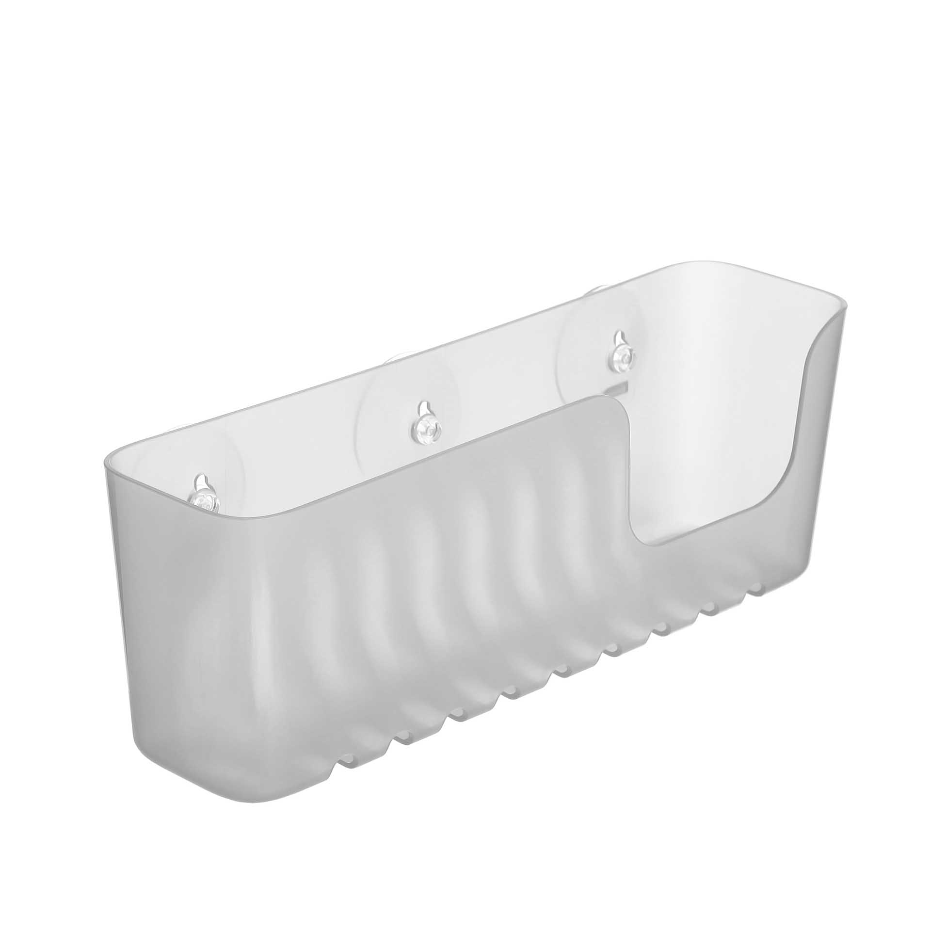Cesto Wc com Ventosas Standard Glace 30X8.5X11cm