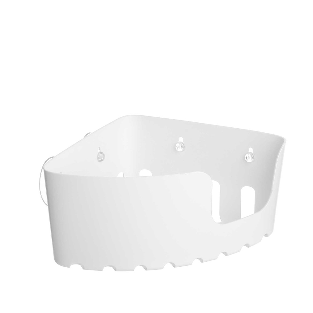 Cesto de Canto Wc com Ventosas Standard 20X20X11cm