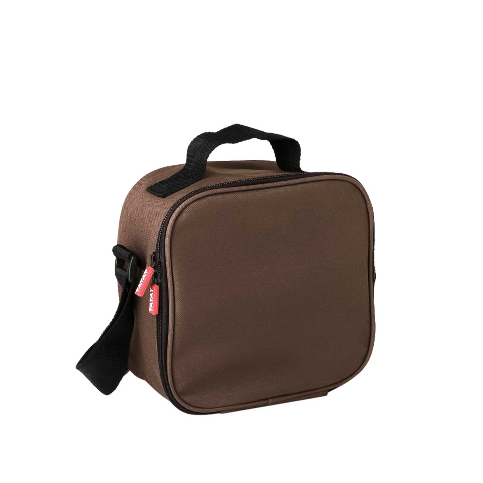 Kit Bolsa Térmica + 4 Caixas Urban Food Castanho 2X0.2L+2X0.5L