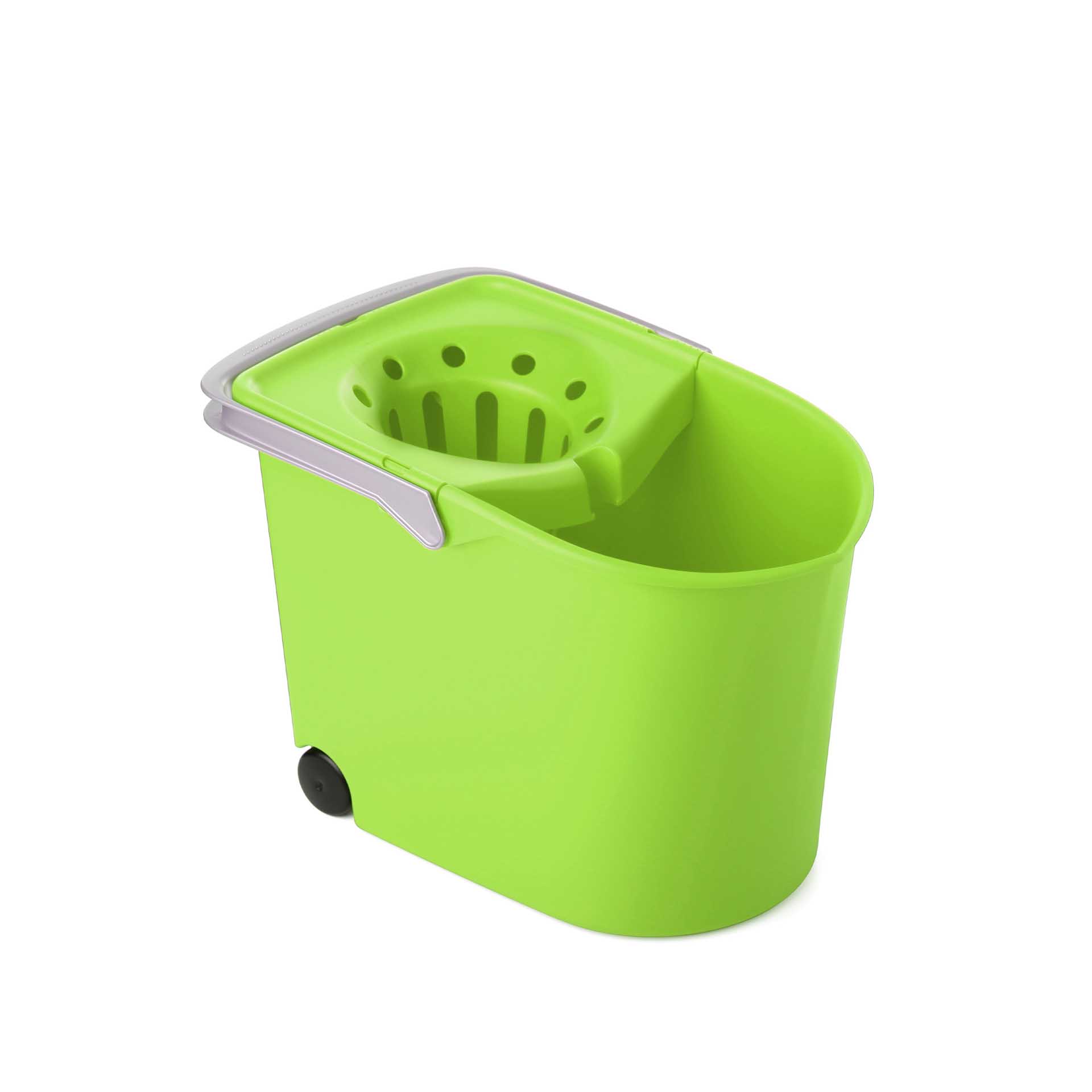 Balde Espremedor com Rodas Verde 12L / 25.5X38.2X28CM