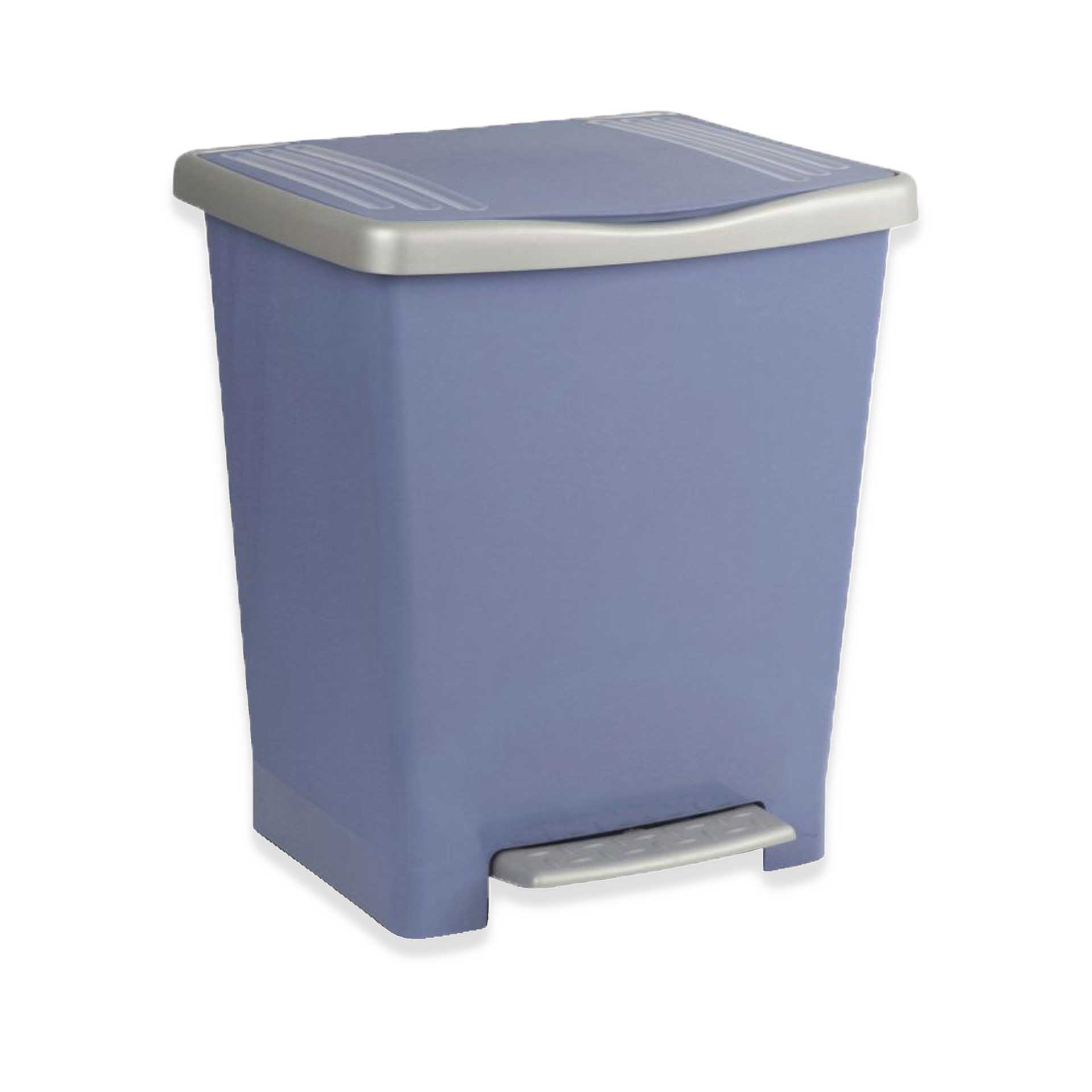 Balde Lixo com Pedal Millenium Azul 23L / 33.5X30X39CM