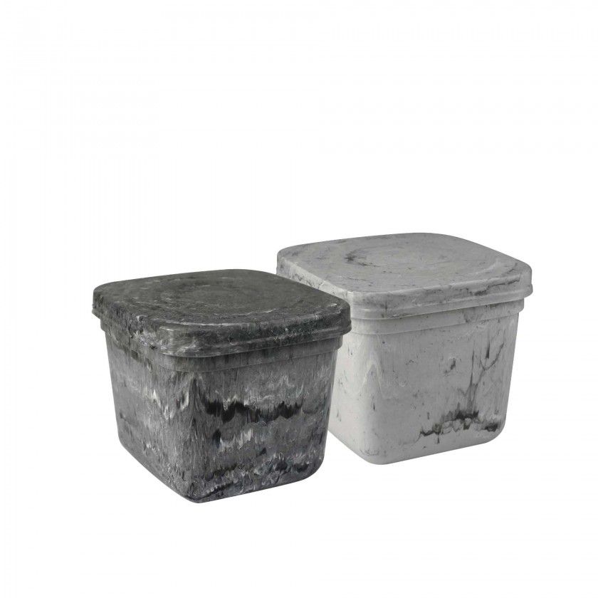 Caixa Organizadora Polipropileno Stone Multicor 11X12X10cm Caixa Organizadora Polipropileno Stone Multicor 11X12X10cm
