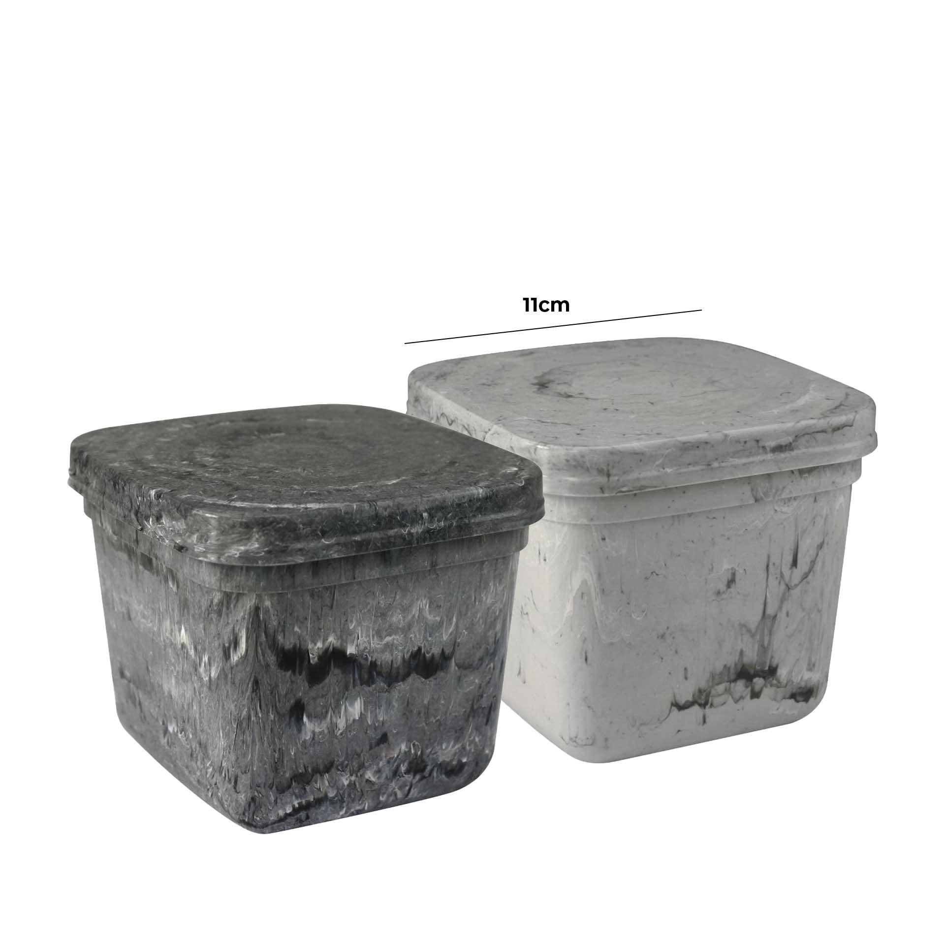 Caixa Organizadora Polipropileno Stone Multicor 11X12X10cm