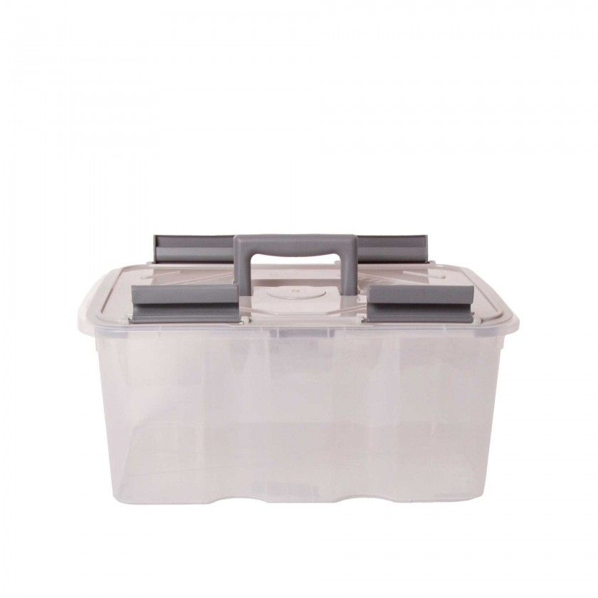 Caixa Arrumos com Asa 18L 43.5X31.5X16cm Caixa Arrumos com Asa 18L 43.5X31.5X16cm