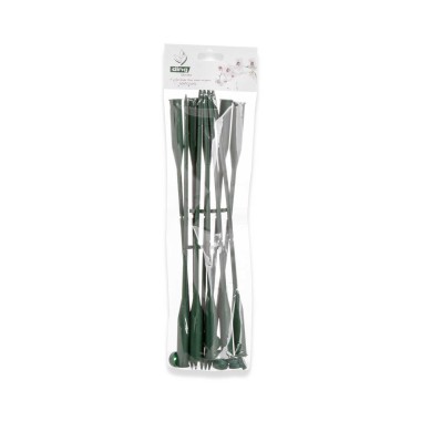 Pé Orquídea com Tampa Verde 30cm Pack 10