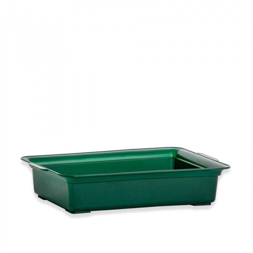 Tabuleiro para Esponja Retangular Verde 23X11cm