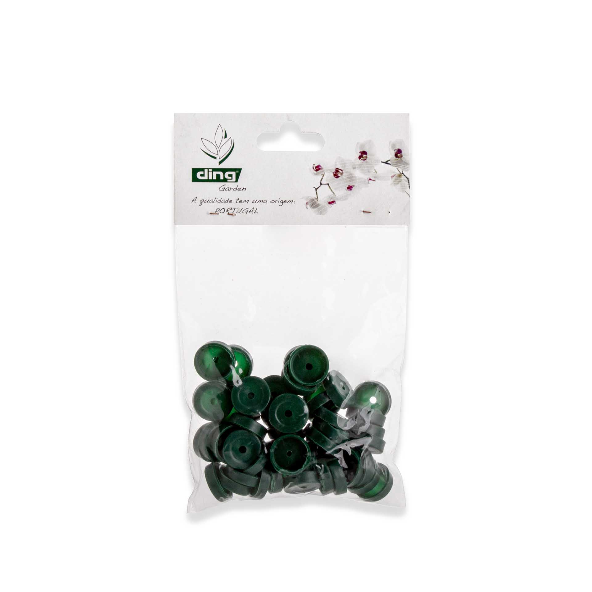 Tampa para Pé Orquídea Verde Pack 50