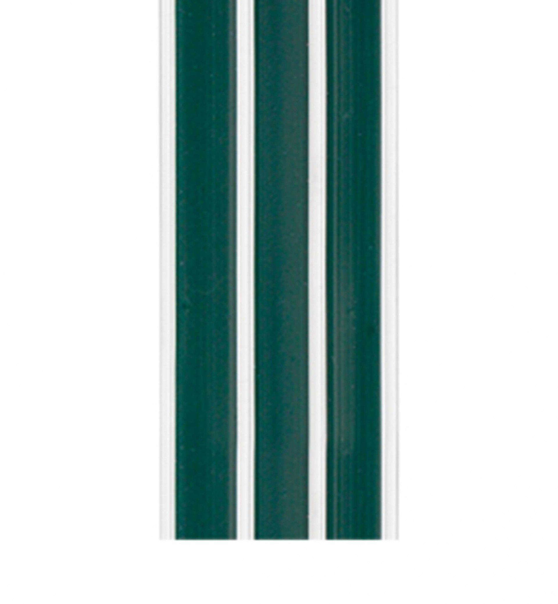 Cortina Tira-Lis 110X200cm Ref.803 Verde Fio Branco