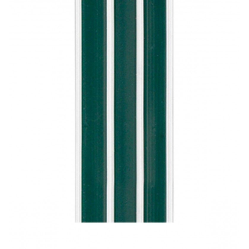 Cortina Tira-Lis 100X200cm Ref.803 Verde Fio Branco