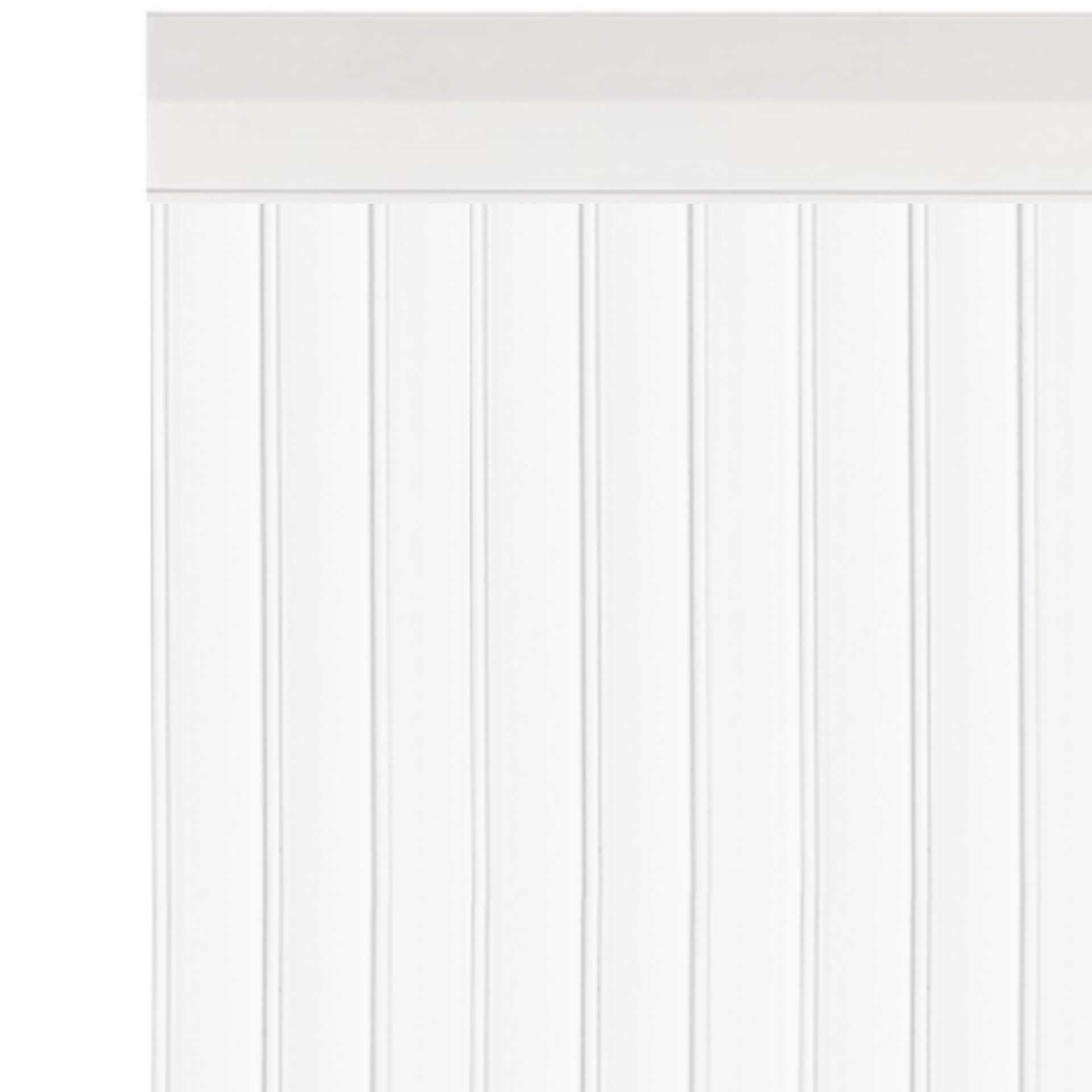 Cortina Tira-Lis 90X200cm Ref.808 Branco Fio Branco