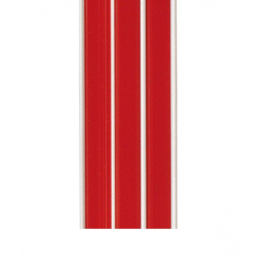 Cortina Tira-Lis 90X200cm Ref.809 Vermelho Fio Branco