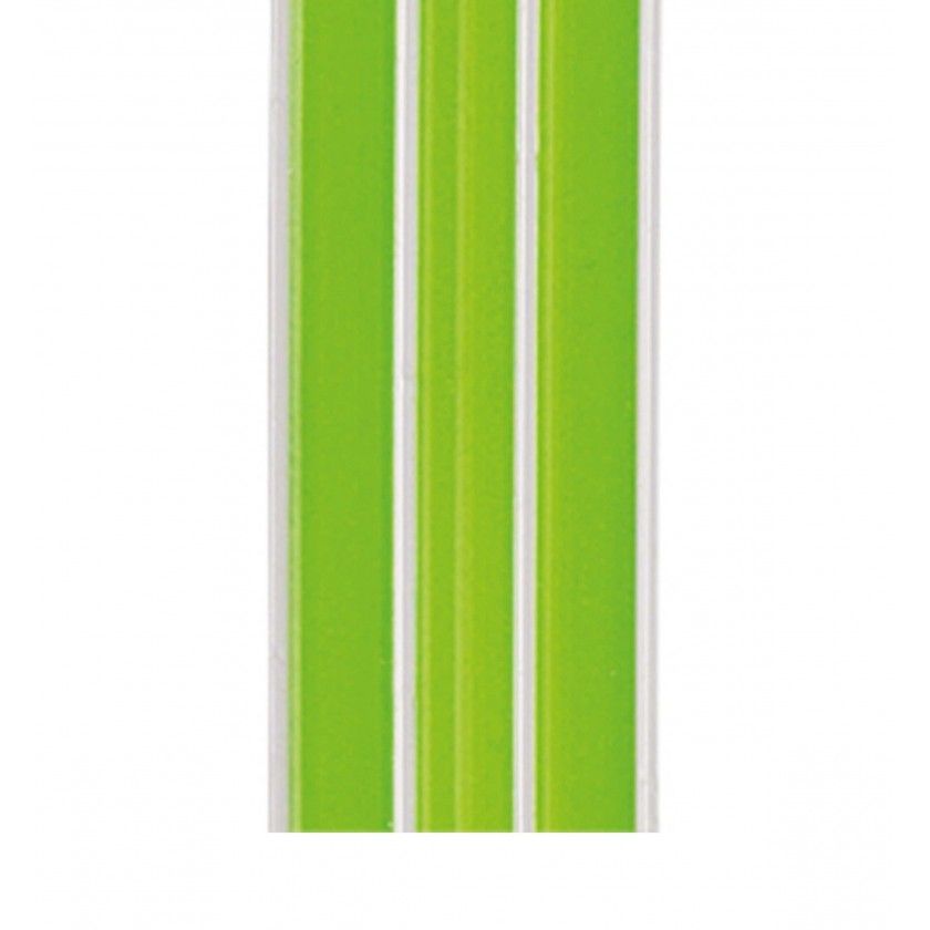 Cortina Tira-Lis 90X200cm Ref.804 Verde Claro Fio Branco