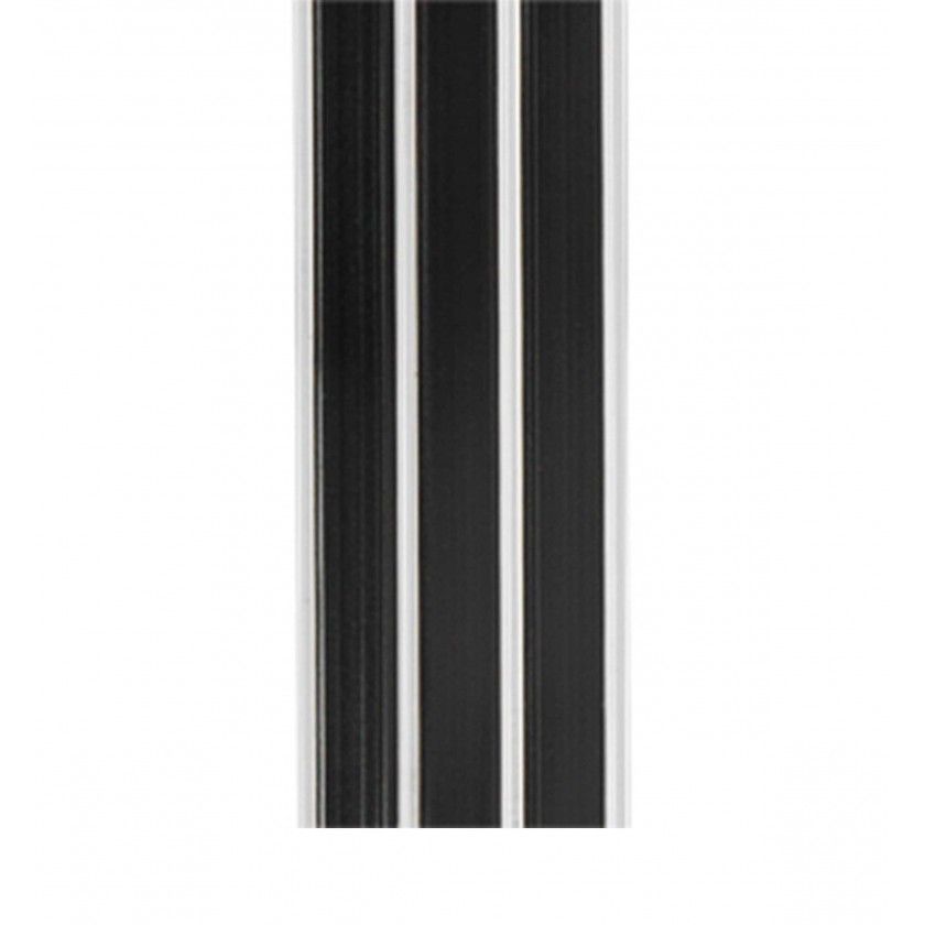 Cortina Tira-Lis 90X200cm Ref.806 Preto Fio Branco
