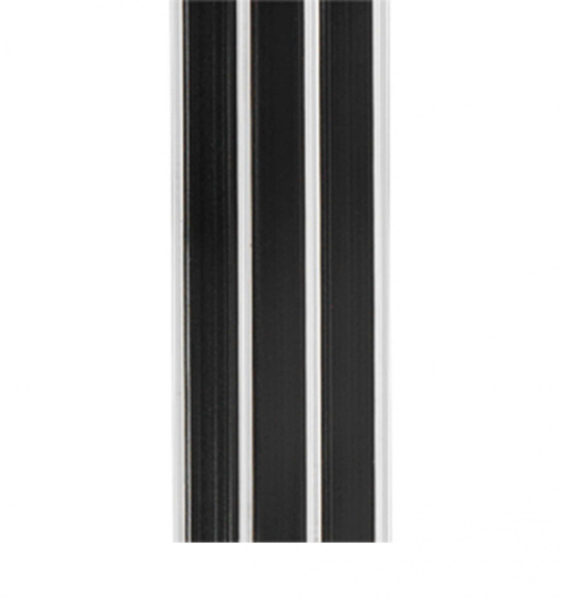 Cortina Tira-Lis 90X200cm Ref.806 Preto Fio Branco