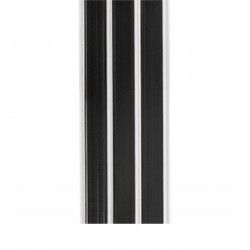 Cortina Tira-Lis 90X200cm Ref.806 Preto Fio Branco
