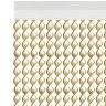 Cortina Nova Ibiza 90X200cm Ref.89 Branco Fio Amarelo Cortina Nova Ibiza 90X200cm Ref.89 Branco Fio Amarelo