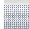 Cortina Nova Ibiza 90X200cm Ref.90 Branco Fio Azul Cortina Nova Ibiza 90X200cm Ref.90 Branco Fio Azul