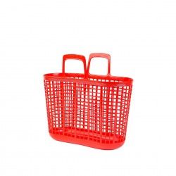 Cesto Multiusos com Asas Vermelho 24l 50X20X39.5cm