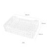 Caixa Contentora Perfurada Branco 20L 50X30X16cm Caixa Contentora Perfurada Branco 20L 50X30X16cm