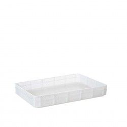 Caixa Contentora Perfurada Branca 14L 60X40X7cm