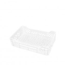 Caixa Contentora Perfurada Branco 20L 50X30X16cm