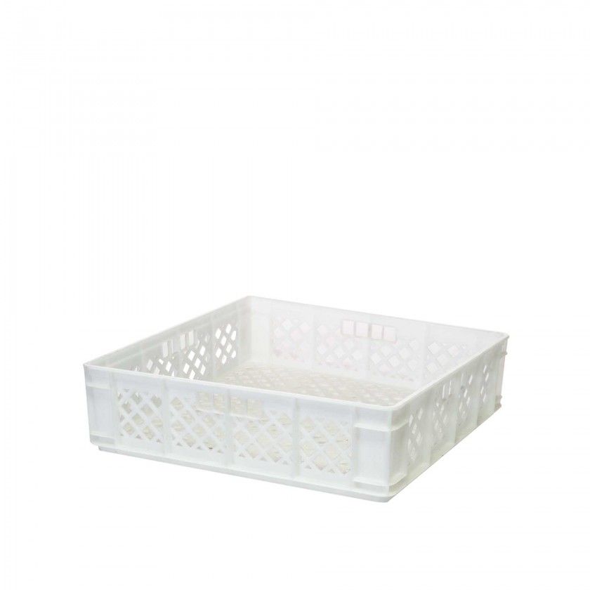 Caixa Contentora Perfurada Branco 21.8L 49.5X49.5X13.5cm