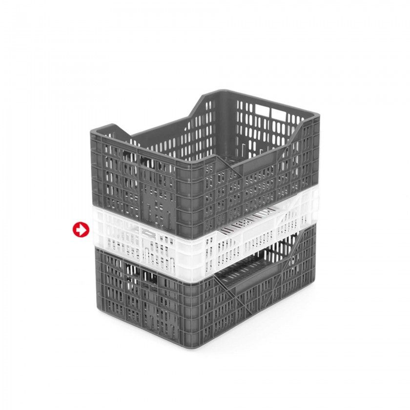 Caixa Contentora Perfurada Branco 20L 50X30X16cm Caixa Contentora Perfurada Branco 20L 50X30X16cm