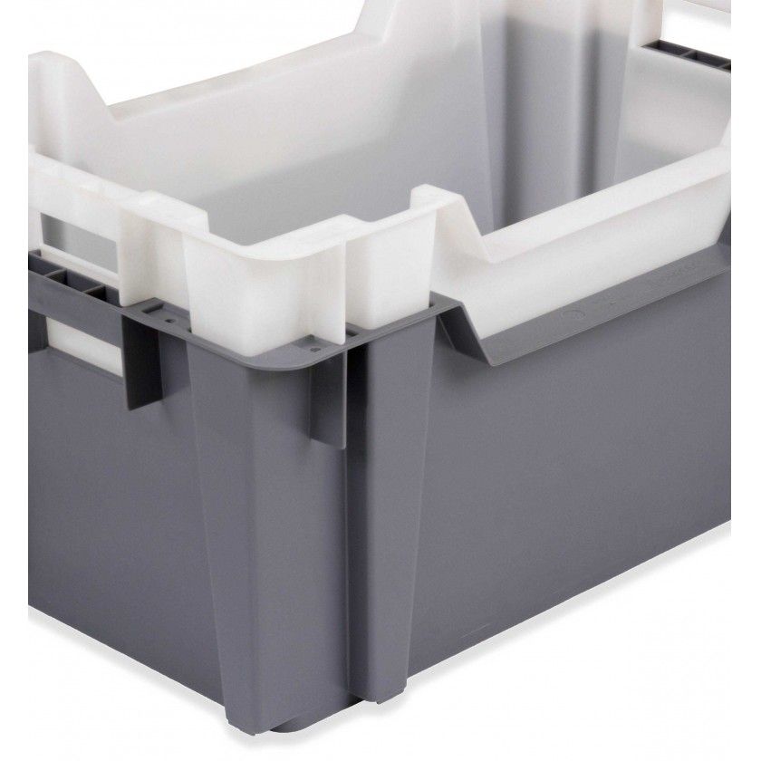 Caixa Contentora Fechada Cinza 15L 49.5X31X22cm Caixa Contentora Fechada Cinza 15L 49.5X31X22cm