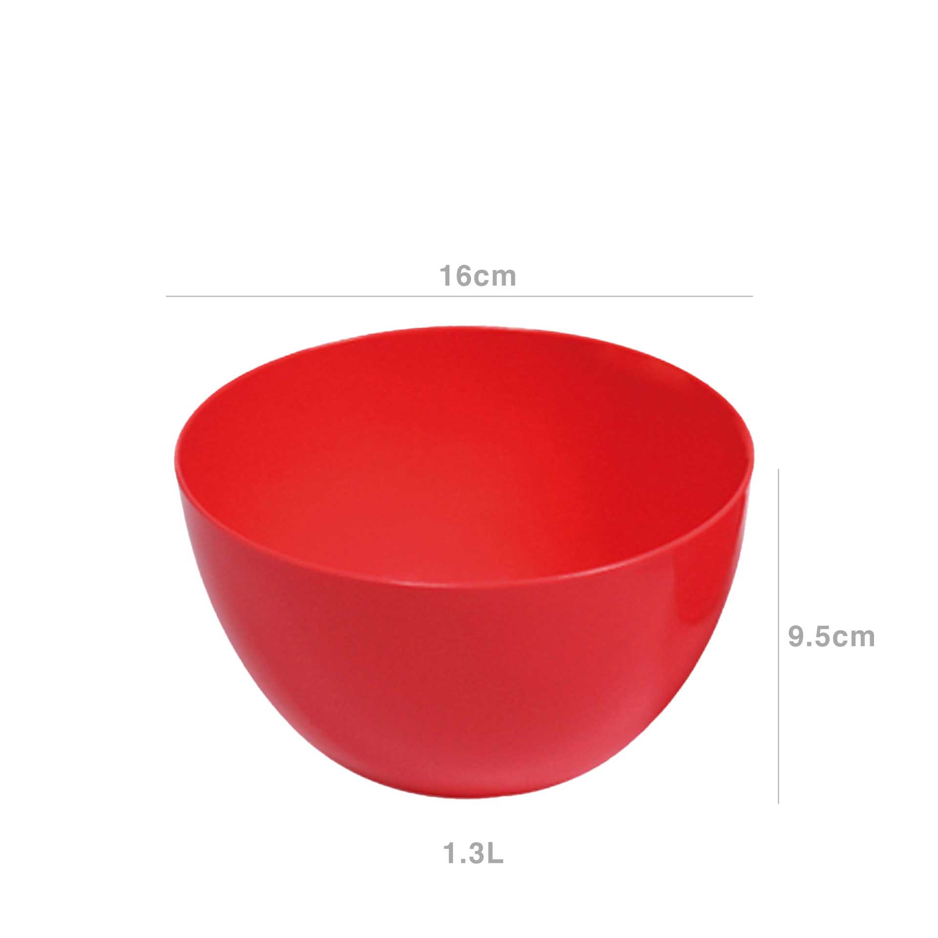 Tigelão Plástico 1300ml 16X9.5cm