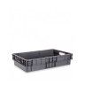 Caixa Contentora Fechada Cinza 23L 60X40X13.3cm Caixa Contentora Fechada Cinza 23L 60X40X13.3cm