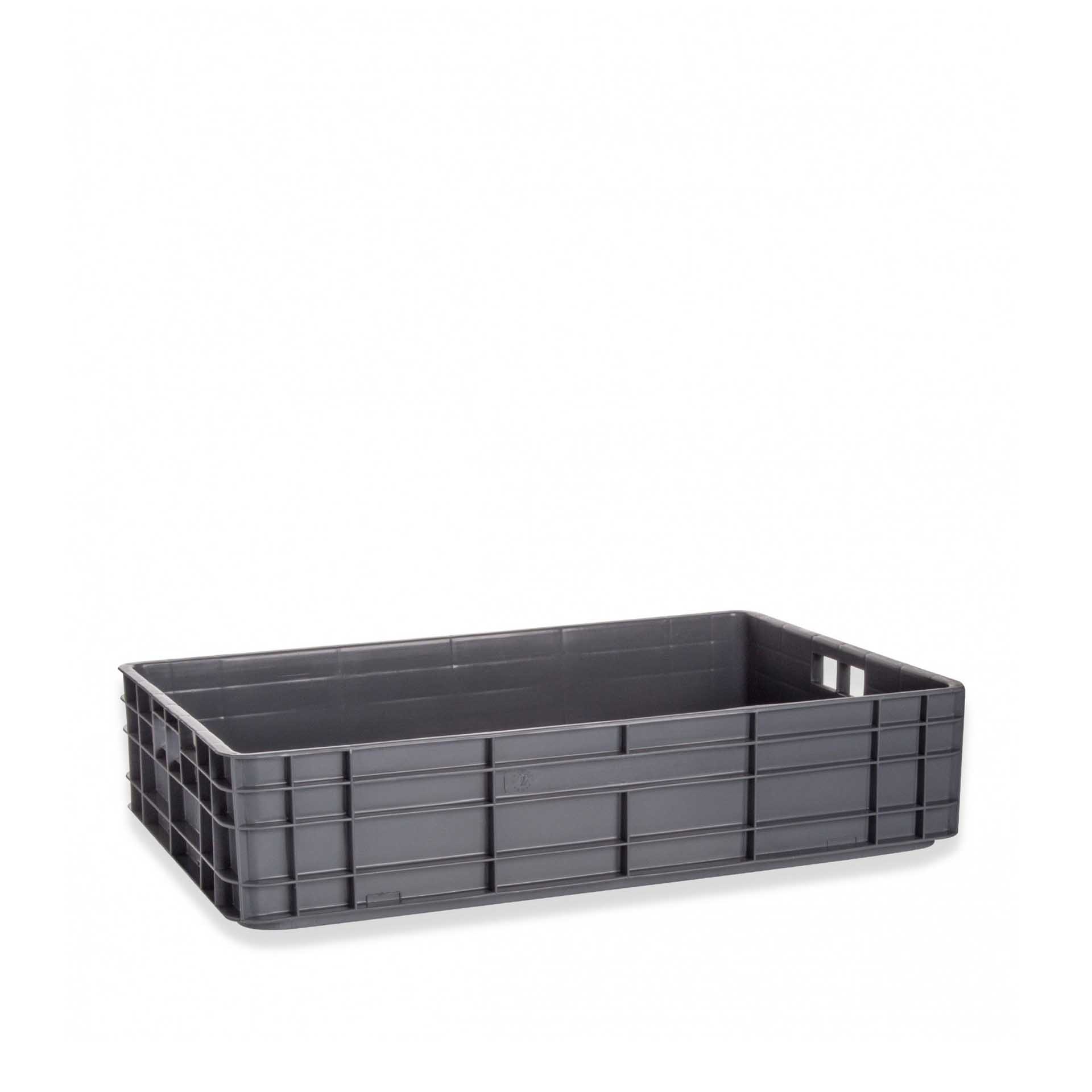 Caixa Contentora Fechada Cinza 23L 60X40X14cm