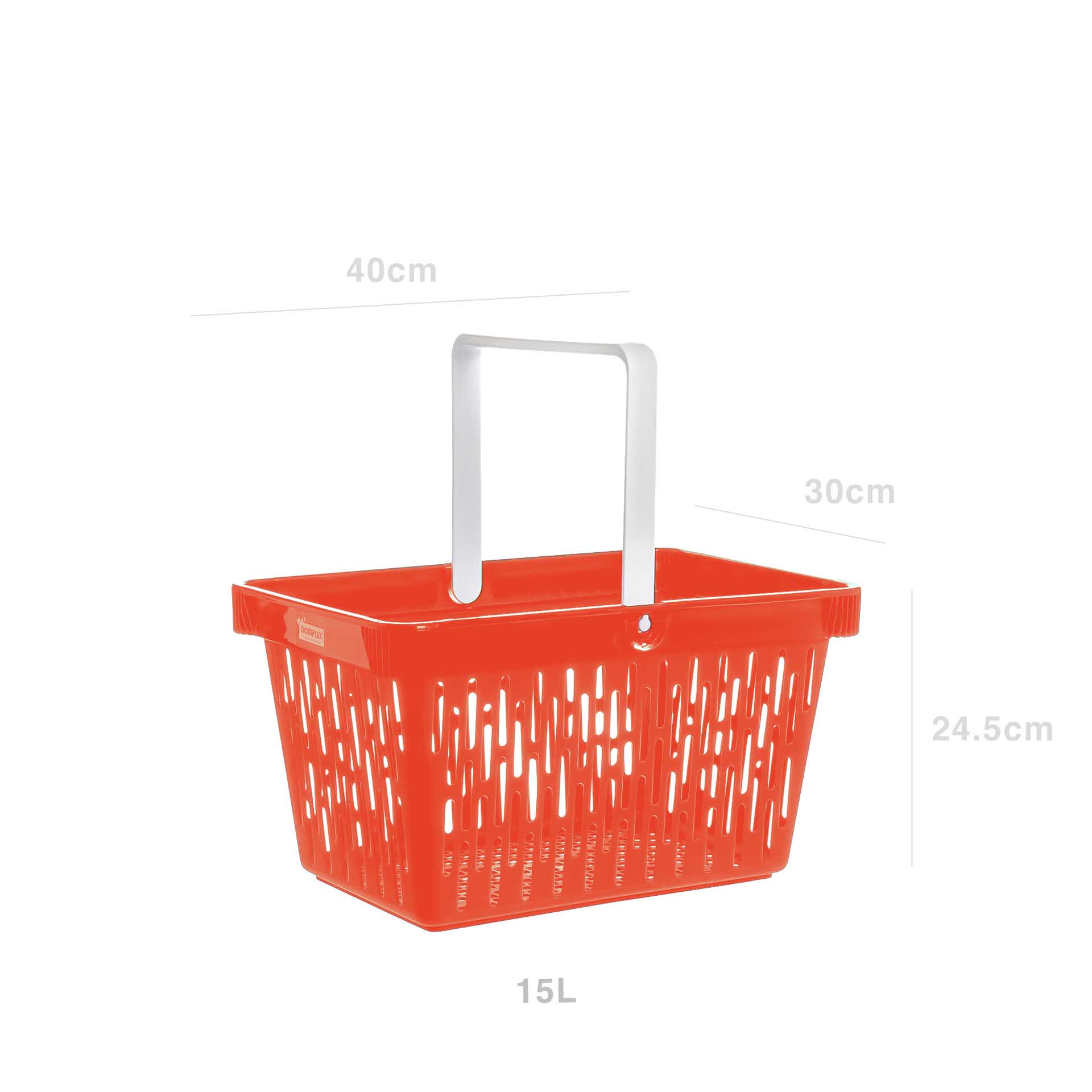 Cesto Multiusos com Asa 15l 40X30X24.5cm