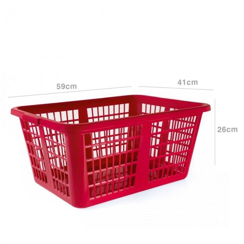 Cesto Multiusos Cereja 59X41X26cm