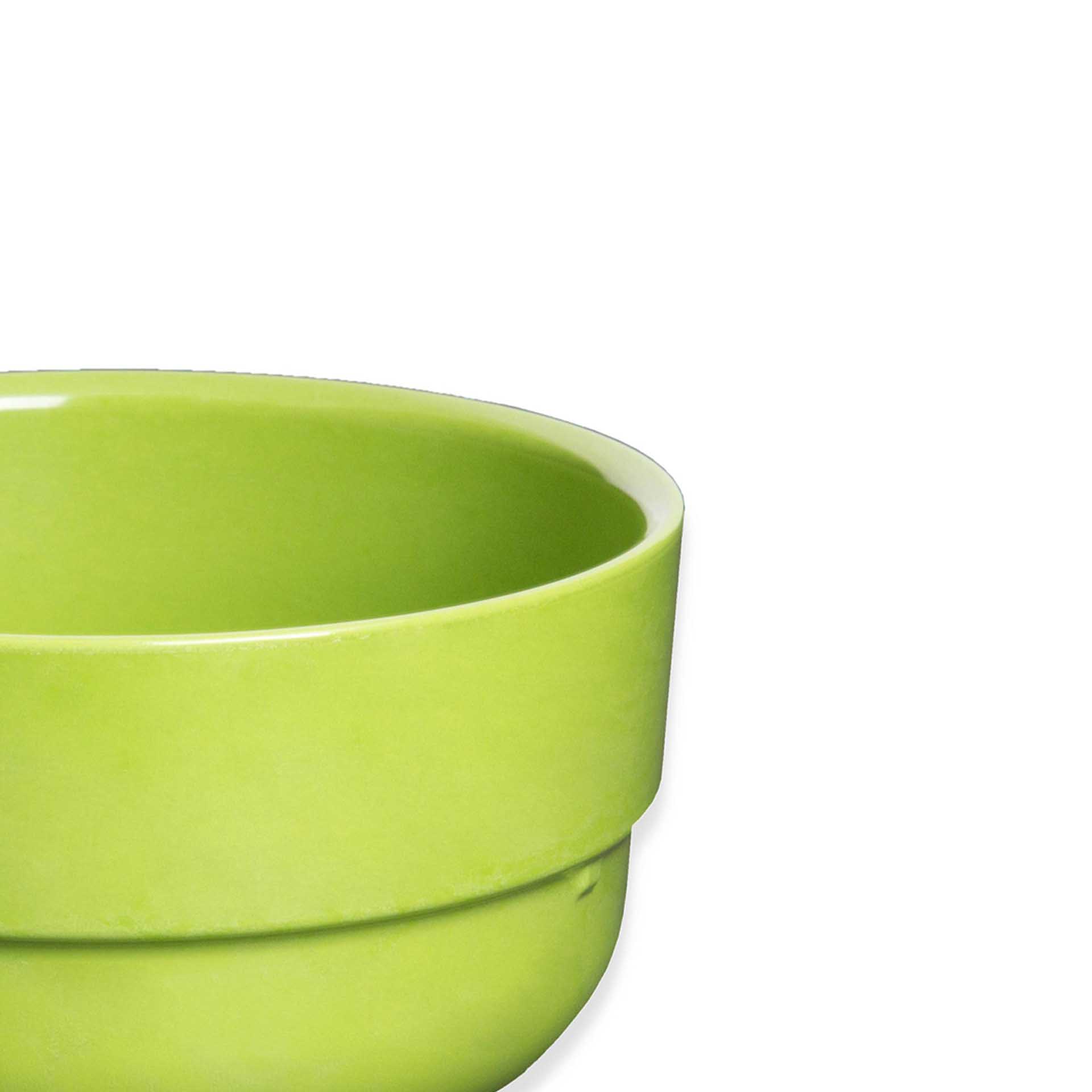 Taça Empilhável Melamina Snack 450ml 11.8X6.3cm Verde Musgo