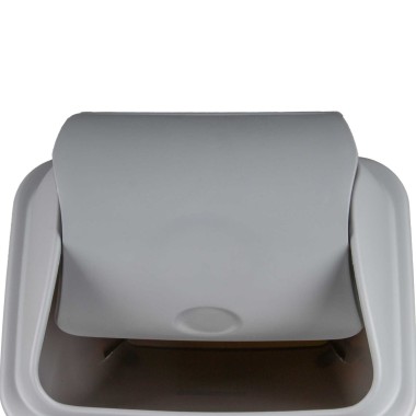 Balde com Tampa Basculante 42l 65X36X30cm