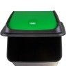 Balde com Tampa Basculante Verde 42l 65X36X30cm Balde com Tampa Basculante Verde 42l 65X36X30cm