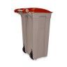 Contentor Eco com Pedal e Rodas Tampa 85l 49X48X82cm Contentor Eco com Pedal e Rodas Tampa 85l 49X48X82cm