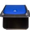 Balde com Tampa Basculante Azul 42l 65X36X30cm Balde com Tampa Basculante Azul 42l 65X36X30cm