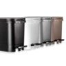 Balde Be-til com Pedal Preto 10l 22.5X34X27.5cm
