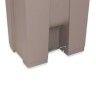 Contentor Eco com Pedal e Rodas Tampa 85l 49X48X82cm Contentor Eco com Pedal e Rodas Tampa 85l 49X48X82cm