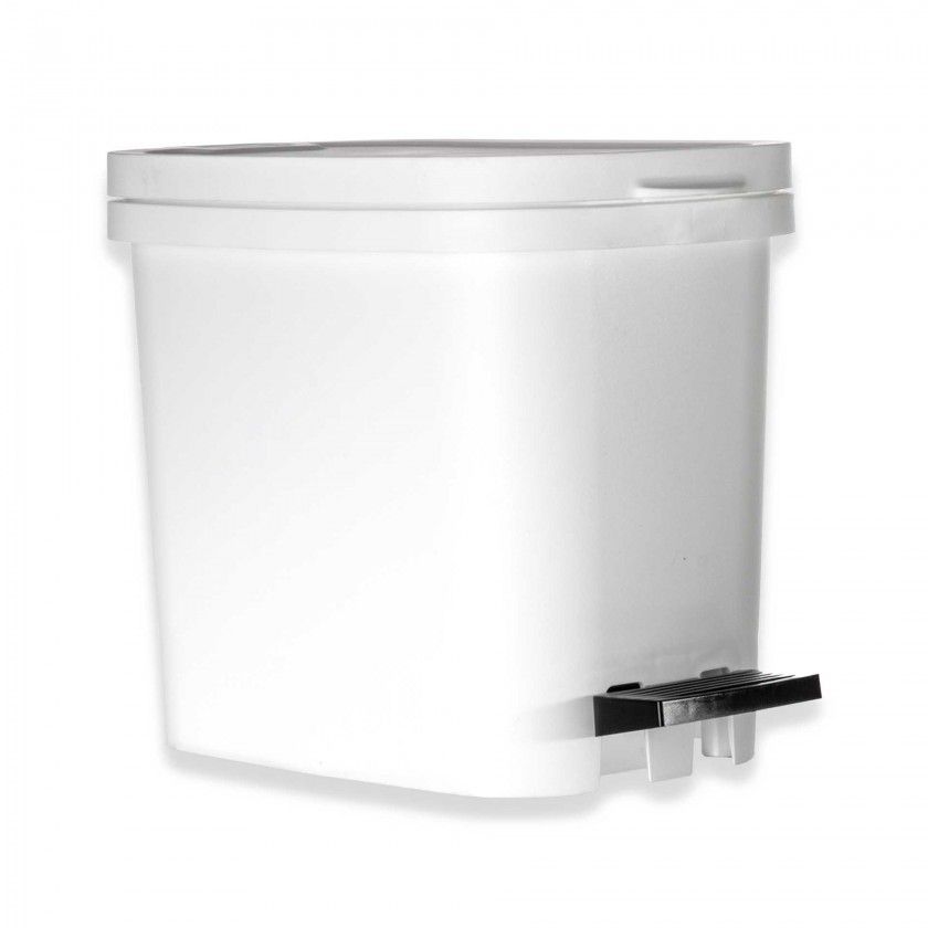 Balde Be-til com Pedal Branco 10l 22.5X34X27.5cm