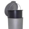 Balde com Pedal e Interior Preto 6l 25.5X29cm Balde com Pedal e Interior Preto 6l 25.5X29cm
