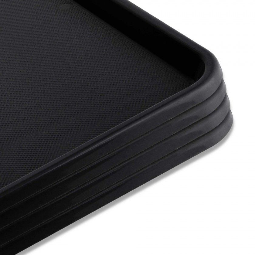 Tabuleiro Abs Self-Service Preto 48X36.5X2.5cm Tabuleiro Abs Self-Service Preto 48X36.5X2.5cm