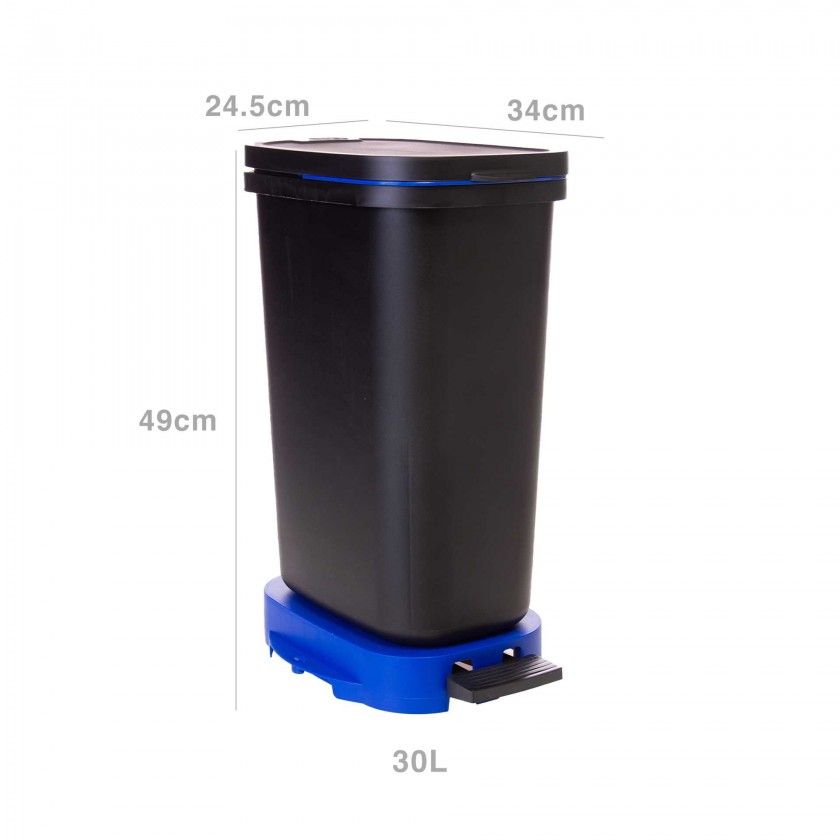 Balde Lixo Ecoponto Plstico com Base e Aro