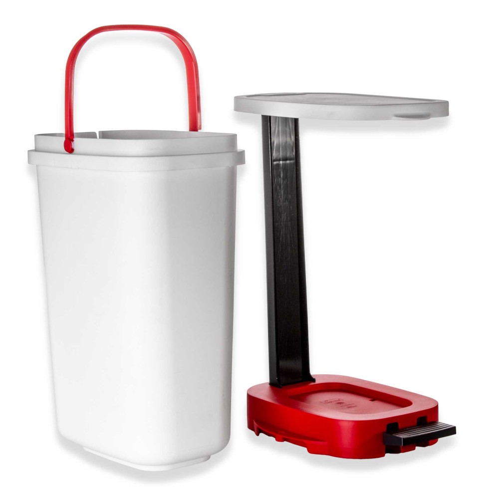 Balde Lixo Ecoponto Pl�stico com Base e Aro