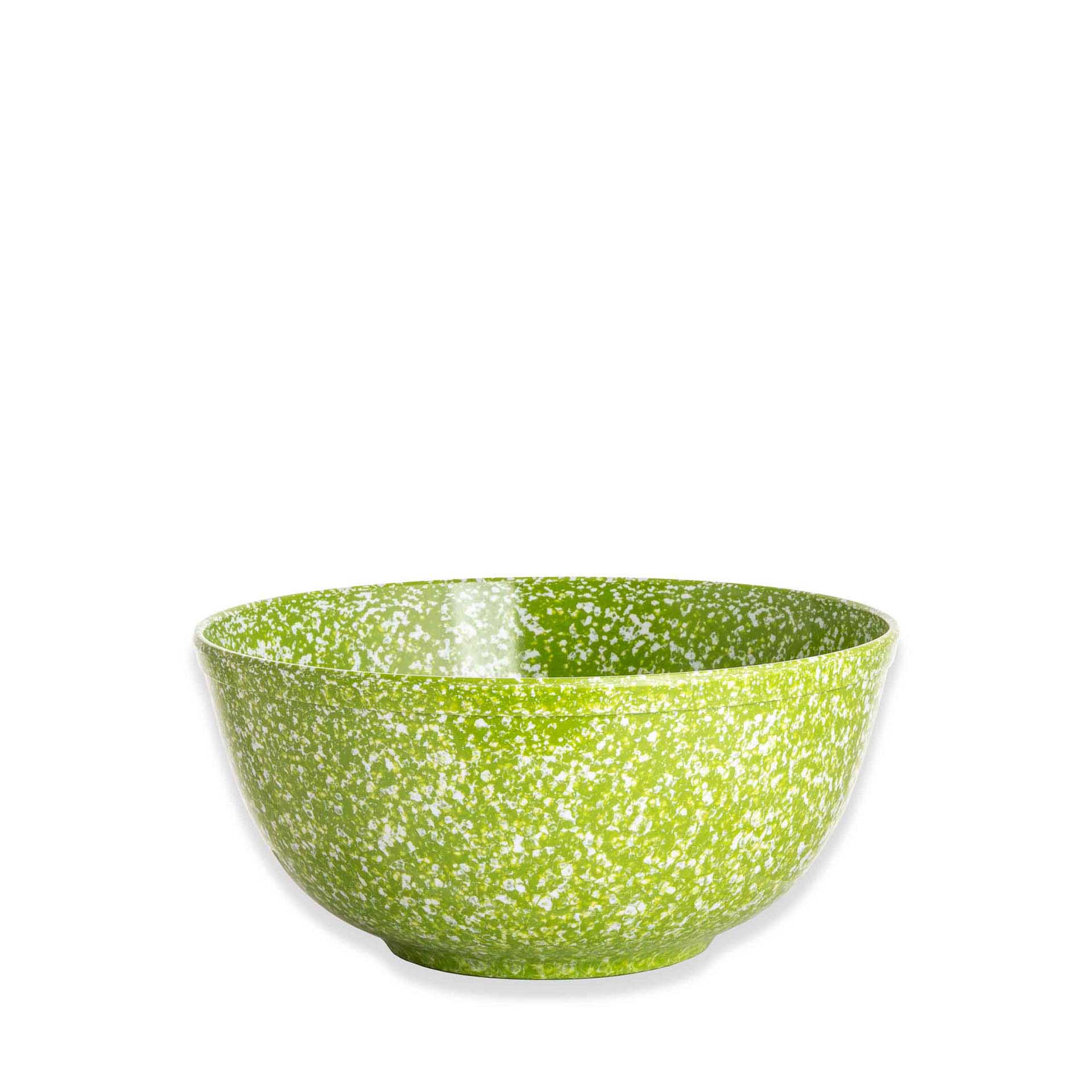 Tigela Melamina Matatizada Verde e Branco 1500ml 18X9.5cm