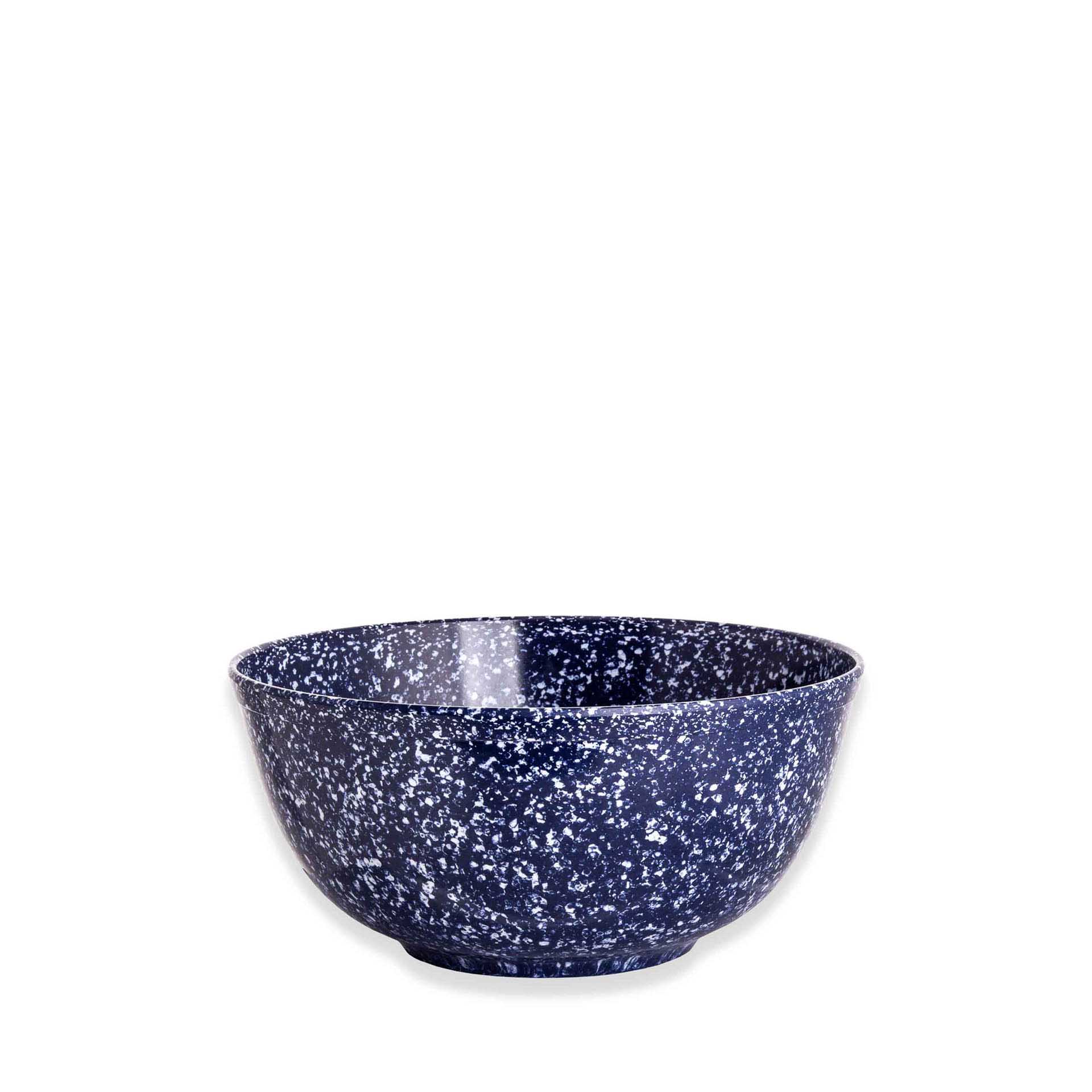 Tigela Melamina Matatizada Azul e Branco 1500ml 18X9.5cm
