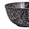 Tigela Melamina Matatizada Preto e Branco 1500ml 18X9.5cm