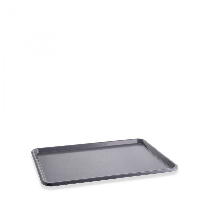Tabuleiro Abs Self-Service Cinzento 41X30X2.5cm