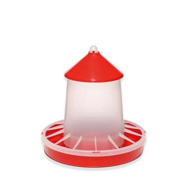 Comedouro com Grelha e Tampa Redondo 6kg 33X35cm